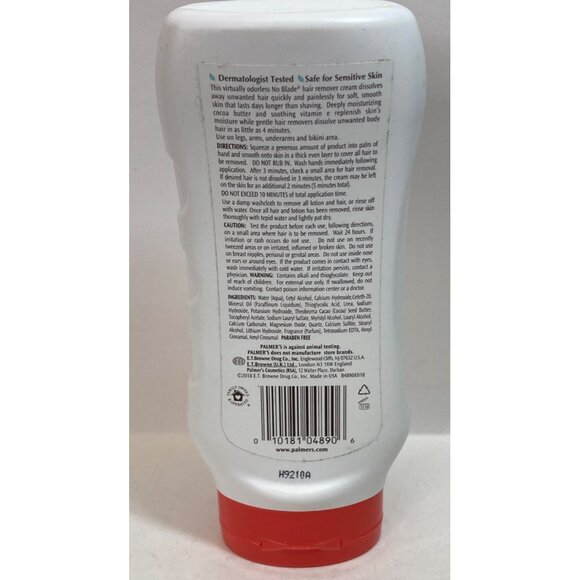 Palmer's Hair Remover Sensitive Skin 8oz New Cocoa Butter Formula Vitamin E - Picture 2 of 9